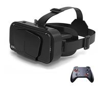 Gafas 3D de Realidad Virtual, Gafas VR, 3D VR Gafas de Realidad Virtual, Gafas 3D VR para Smartphone, Compatible 4.7-7.2 Inch' Smartphone Amplia compatibilidad por Android/iOS(C)