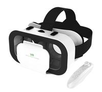 Gafas 3D de Realidad Virtual, Gafas VR, con Mando a Distancia Bluetooth, Compatibles iOS Android 4.7-6.5 Pulgadas para Samsung Note 10+/S20/S22/S23, iPhone X/12/13