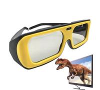 Gafas 3D para películas en casa, gafas de visión 3D | Gafas de película polarizadas pasivas - accesorios teatrales ultraligeros para juegos