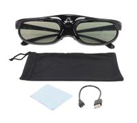Gafas 3D recargables DLP Link de 144 Hz con alta transmisión de luz y obturador activo para todos los proyectores 3D.