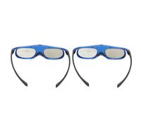 Gafas 3D recargables para proyectores DLP, gafas DLP-Link con obturador activo y soporte para fuente de película de alta definición 1080P. Ligeras.