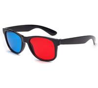 Gafas 3D universales de color rojo y azul, para TV, película, anaglifo, marco de vídeo, gafas 3D, juego de DVD, gafas 3D, accesorios