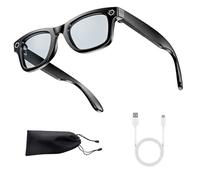 Gafas Ai para hombres y mujeres, gafas inteligentes con cámara, 4K 8MP alimentadas por ChatGPT AI, reducción de ruido de llamadas de micrófono, traducción y grabación de video, IP65 impermeable, gafas