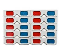 Gafas Anaglifo3D Universales, Plegables y Fáciles de Guardar, Solución de Bajo Costo para Necesidades Estereoscópicas, Ajuste Reclinable,