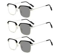 Gafas autoajustables Gafas de lectura inteligentes con enfoque automático y lentes sensibles a la luz para hombres y mujeres, ojo automático para cerca lejos con filtro de luz azul