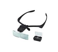 Gafas Bergeon 8909 lupa binocular LED luz 1.0X, 1.5X, 2.0X, 2.5X y 3.5X