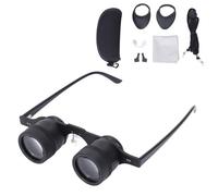 Gafas binoculares con zoom 10X para adultos, telescopio de enfoque manual manos libres para deportes, pesca, conciertos, teatro, ópera, turismo