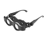 Gafas Binoculares para Pesca, 3X Vasos Binoculares con Rueda de Zoom Manual, Gafas Perezosas a Mano para Observación de Aves, Deportes, Conciertos