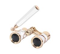 Gafas binoculares vintage portátiles para conciertos de teatro, compactos de metal, teatro, visualización retro