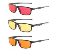 Gafas Block Blue para gamers - Gafas para gamers con filtro de luz azul Red