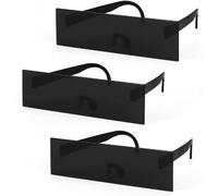 Gafas Censura Gafas Sol, 3 Pares Gafas Divertidas Censura, Gafas De Bar De Censura, Gafas de Sol Thug Life, Gafas De Mosaico Pixeladas Divertidas Para Disfraces Accesorio, Cosplay o Fiesta (Negro)