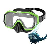 Gafas con Cubierta para La Nariz: Vidrio Templado Transparente, Máscara De Buceo Antivaho, Equipo De Piscina Impermeable, Sello De Silicona | Gafas De Natación para Adultos A Prueba De Fugas Par