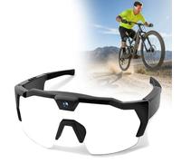 Gafas de béisbol 4K HD POV con cámara, gafas de grabación de video inteligente 2026 para deportes de acción con memoria 32 (transparente -A)