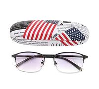 Gafas De Bloqueo De Luz Azul, Gafas De Lectura De Bloqueo De Luz Azul, Gafas De Mujer Anti UV Portátiles Simples De Moda Para Hombres Y Mujeres(+300)