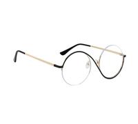 Gafas de bloqueo UV, gafas de bloque UV - Gafas de moda de protección UV para mujer | Elegante marco elegante Eyeglass para conducir, pescar, senderismo, caminar, escalar, Marco De Oro Negro