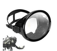 Gafas de Buceo - Equipo de máscara de Snorkel, máscara de Snorkel | Góggle Transparente para Nadar y bucear, Gafas de Lente de Vidrio Templado con Correa de Silicona para Buceo de Pescadores