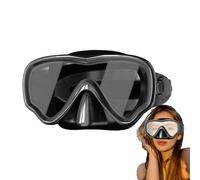 Gafas de buceo para hombres - Gafas de natación de silicona de 20x10x5 cm, protección ocular impermeable con protección UV, ajuste cómodo | Equipo de apnea para adultos, adolescentes, hombres, snorkel