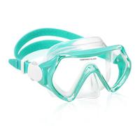 Gafas de buceo para niños de 4 a 12 años, máscara de esnórquel con cubierta nasal, panorámica HD de 180°, antivaho, antifugas, para niños, niñas, adolescentes