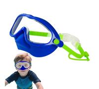 Gafas de buceo para niños pequeños, diseño impermeable, ajuste seguro, antivaho, a prueba de fugas, ajustable, cómoda, visión clara, perfecta para mar y esnórquel