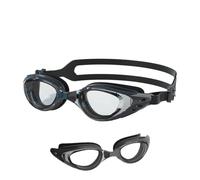 Gafas de buceo, protección ocular para deportes acuáticos para práctica de regazo, lente de policarbonato con escudo UV, visión submarina clara, puente nasal, correa de ajuste cómodo para niños