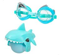 Gafas de buceo y lanzador de agua en forma de tiburón aqua trendz