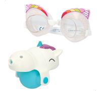 Gafas de buceo y lanzador de agua en forma de unicornio aqua trendz