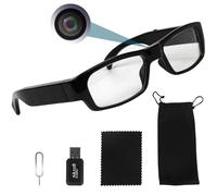 Gafas de cámara de 32 G, gafas de cámara espía con video digital súper delgado 1080P lente inteligente para deportes al aire libre
