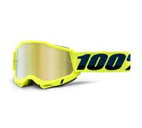 Gafas de Ciclismo 100% Accuri 2, Amarillo, Lente Espejo Dorada