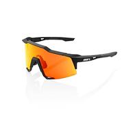 Gafas de Ciclismo 100% Speedcraft Soft Tact, Negro, Lente Naranja