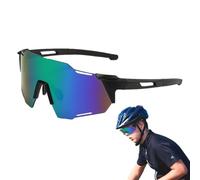 Gafas de ciclismo de carretera - Gafas de sol deportivas polarizadas a prueba de viento y polvo para PC | Perfecto para ciclismo de montaña, viajes en bicicleta de montaña, correr, practicar golf