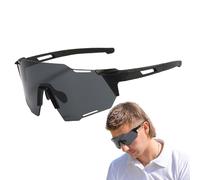 Gafas de ciclismo de carretera - PC ligeras, polarizadas para deportes al aire libre, a prueba de viento y a prueba de polvo | Perfecto para ciclismo de montaña, ciclismo de montaña, correr, golf