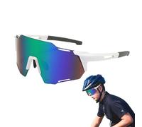 Gafas de ciclismo de carretera - PC ligeras, polarizadas para deportes al aire libre, a prueba de viento y a prueba de polvo | Perfecto para ciclismo de montaña, ciclismo de montaña, correr, golf