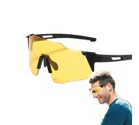 Gafas de ciclismo de carretera - PC ligeras, polarizadas para deportes al aire libre, a prueba de viento y a prueba de polvo | Perfecto para ciclismo de montaña, ciclismo de montaña, correr, golf