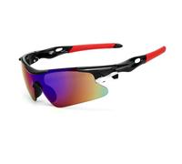 Gafas de ciclismo UV400 multicolor for hombre y mujer, for deportes al aire libre, ciclismo, a prueba de viento, gafas de sol for bicicleta de carretera para fitness al aire libre(Set Red Blue)