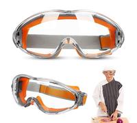 Gafas de cocina para cortar cebolla, gafas de cebolla para mujer, antivaho (naranja)