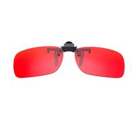 Gafas de color de durabilidad, eficacia, clip de metal, lentes verdes para niños con deficiencia de color