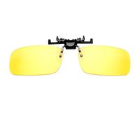 Gafas de conducción nocturna, Gafas de visión nocturna Amarillo Reduce Fatiga Visual Lente Sin Montura Abatible Tamaño Universal UV400 Mejora Contraste para conducir adecuadas personas(Hombre/Mujer)