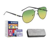 Gafas de conducción nocturna, gafas polarizadas ergonómicas, gafa de seguridad amarillas con lentes antideslumbrantes, accesorio de conducción con ajuste cómodo, coche para hombres y mujeres, viajes