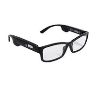 Gafas de conducción ósea Gafas de sol inteligentes inalámbricas Bluetooth sensibles al tacto con llamada de voz, Gafas polarizadas anti-UV a prueba de agua Auriculares para iOS Android (Clear)