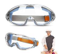 Gafas de corte de cebolla de cocina, gafas de cebolla para mujer, antivaho (azul)