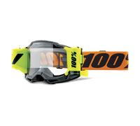 Gafas de Cross 100% ACCURI 2 FORECAST Roll-Off - Lente transparente Naranja Naranja