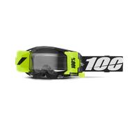 Gafas de Cross 100% ARmatic Forecast Roll Off Lente Transparente Negro Negro