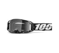 Gafas de motocross 100% ARmatic negras con plexiglás transparente