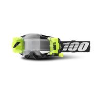 Gafas de Cross 100% Armega Forecast Roll Off Lente Transparente Negro Negro