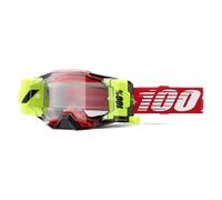 Gafas de Cross 100% Armega Forecast Roll Off Lente Transparente Rojo Rojo
