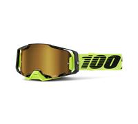 Gafas de Cross 100% Armega Lente Espejo Amarillo Neón Amarillo Neón