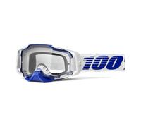 §Gafas de Cross 100% Armega Azules Lente Transparente§