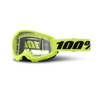 §Gafas de Cross 100% Strata 2 Amarillo-Transparente§