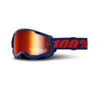 §Gafas de Cross 100% Strata 2 Azul Marino-Rojo§