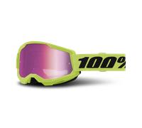 Gafas de Cross 100% Strata 2 Niño Amarillo Neón Amarillo Neón